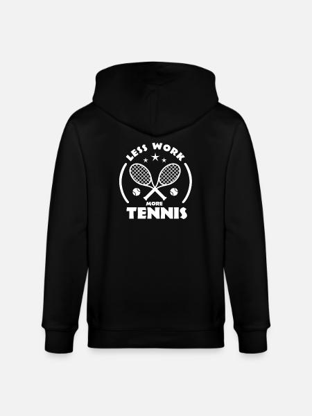 Tennis - Veste à capuche bio CULTIVATOR Stanley/Stella Unisexe - noir