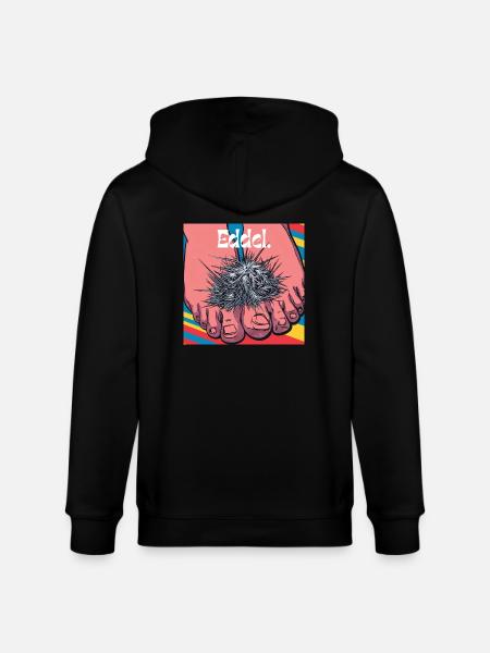 Eddel Fussel - Stanley/Stella Unisex Bio-Kapuzenjacke CULTIVATOR - Schwarz