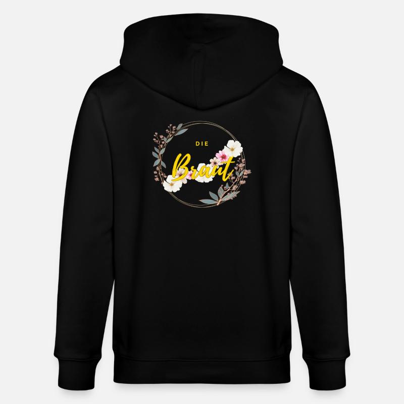 Die Braut - Stanley/Stella Unisex Bio-Kapuzenjacke CULTIVATOR  - Schwarz