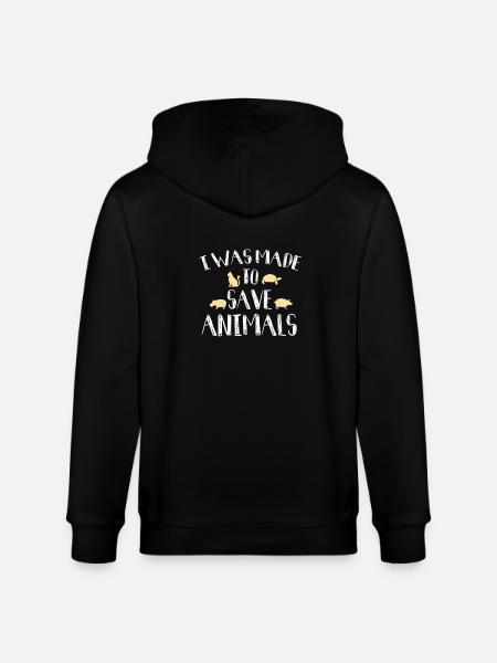 Tierschützer - Stanley/Stella Unisex Bio-Kapuzenjacke CULTIVATOR  - Schwarz