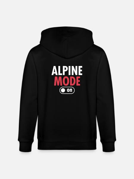 alpine skiing - Stanley/Stella CULTIVATOR  Unisex Organic Hooded Jacket - black