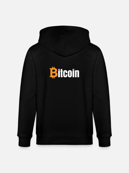 Bitcoin - Stanley/Stella CULTIVATOR Unisex Organic Hooded Jacket - black