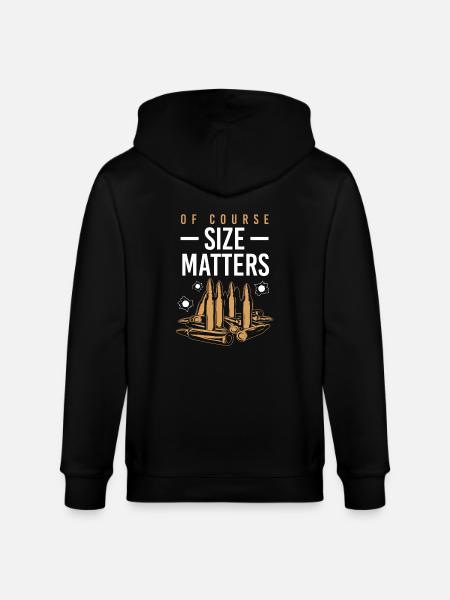 Gun shooting cartridge gift - Stanley/Stella CULTIVATOR Unisex Organic Hooded Jacket - black
