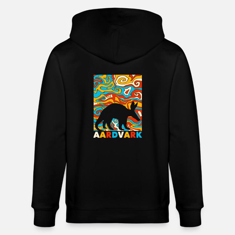 Erdferkel - Stanley/Stella Unisex Bio-Kapuzenjacke CULTIVATOR  - Schwarz