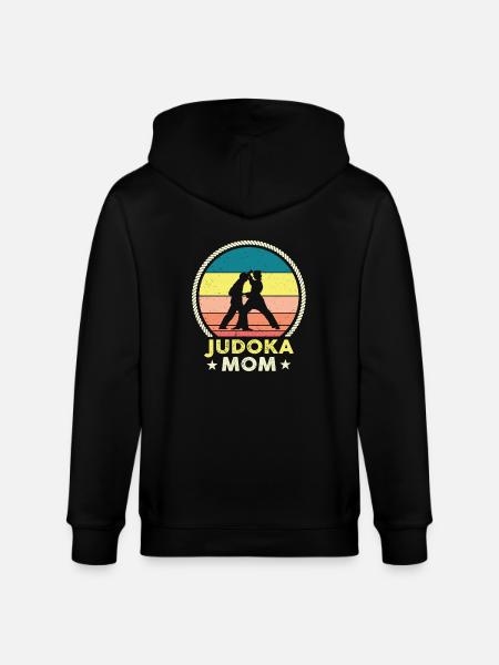Judoka Mom - Stanley/Stella CULTIVATOR Unisex Organic Hooded Jacket - black