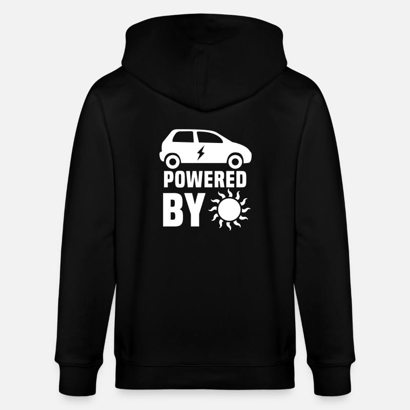 Elektroauto - Stanley/Stella Unisex Bio-Kapuzenjacke CULTIVATOR - Schwarz