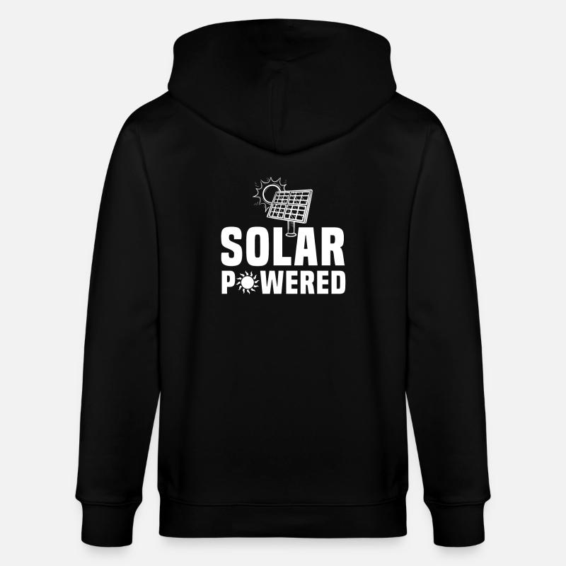 Solar Betrieben - Stanley/Stella Unisex Bio-Kapuzenjacke CULTIVATOR  - Schwarz