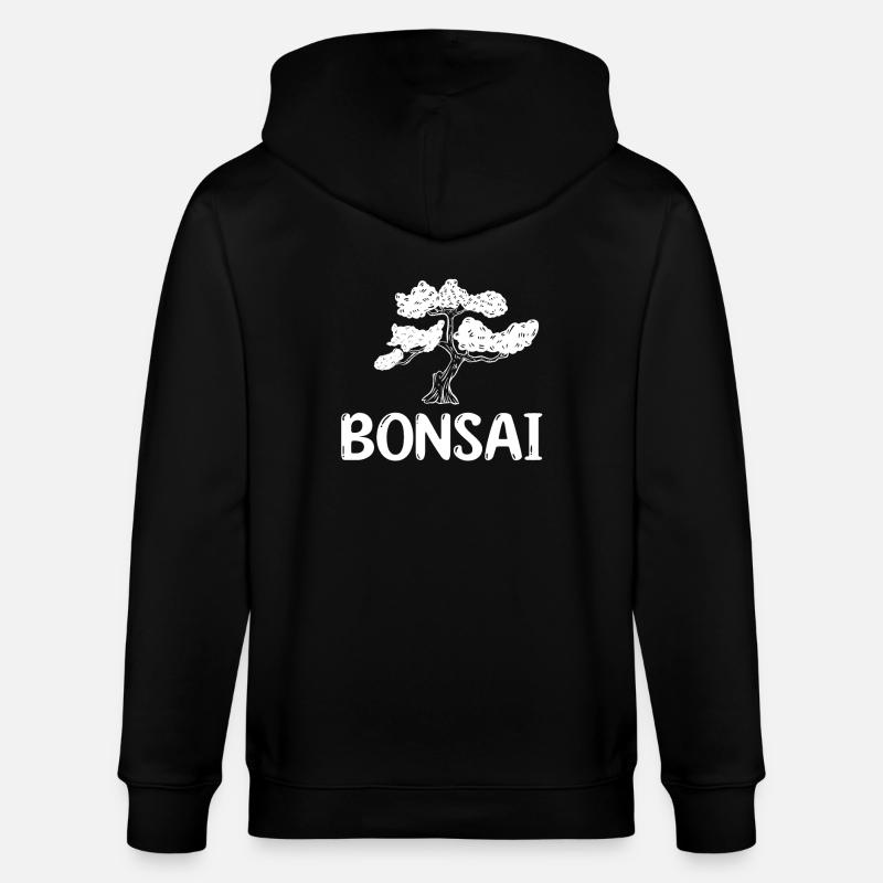 Bonsaï - Veste à capuche bio CULTIVATOR Stanley/Stella Unisexe - noir