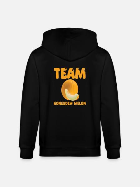 Team Honeydew Melon - Stanley/Stella økologisk unisex-hættejakke CULTIVATOR  - sort