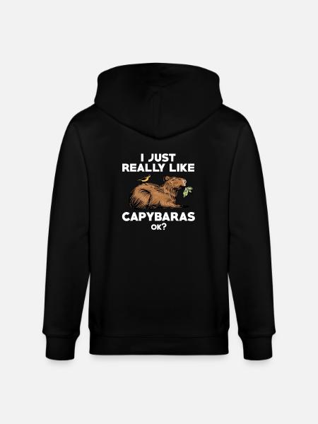 Capybara - Veste à capuche bio CULTIVATOR Stanley/Stella Unisexe - noir