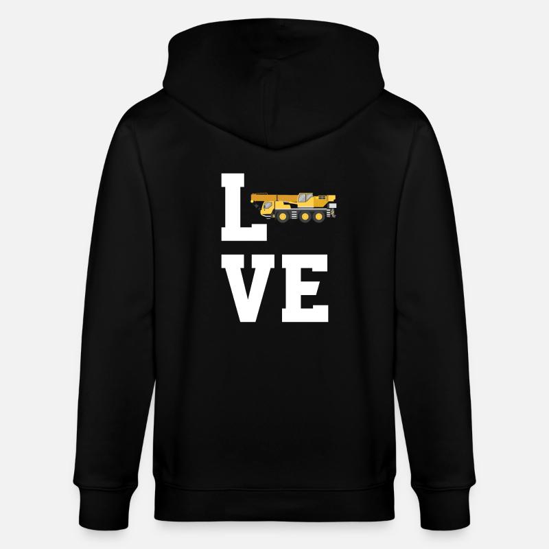 Cadeau de grue mobile - Veste à capuche bio CULTIVATOR Stanley/Stella Unisexe - noir