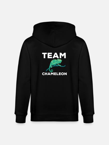 Team Chameleon - Stanley/Stella CULTIVATOR Unisex Organic Hooded Jacket - black