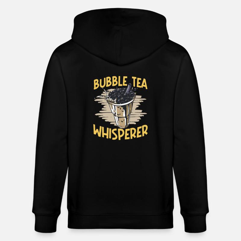 Bubble Tea Whisperer - Veste à capuche bio CULTIVATOR Stanley/Stella Unisexe - noir