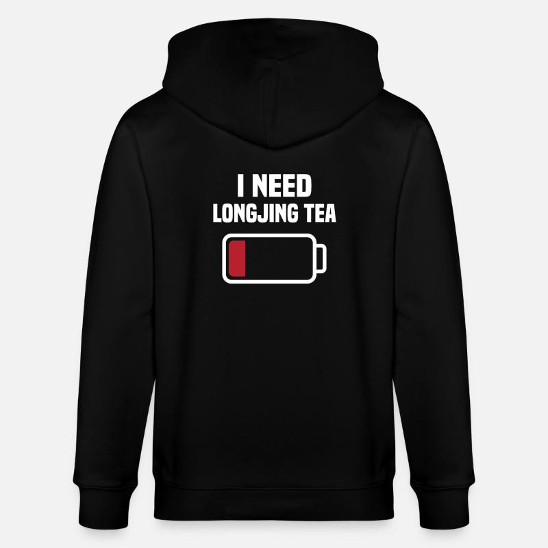 Longjing Tee - Stanley/Stella Unisex Bio-Kapuzenjacke CULTIVATOR  - Schwarz