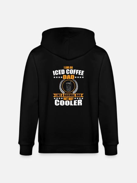 Eiskaffee Papa - Stanley/Stella Unisex Bio-Kapuzenjacke CULTIVATOR - Schwarz