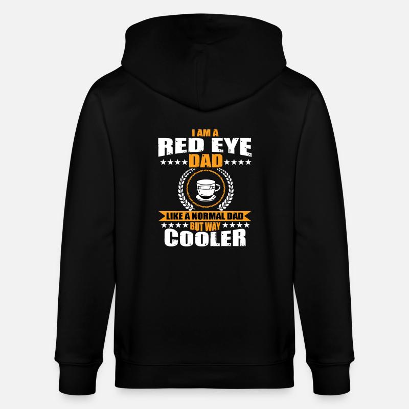 Red Eye Coffee Daddy - Veste à capuche bio CULTIVATOR Stanley/Stella Unisexe - noir