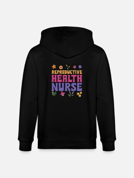 Reproductive Health Nurse - Stanley/Stella CULTIVATOR  Unisex Organic Hooded Jacket - black