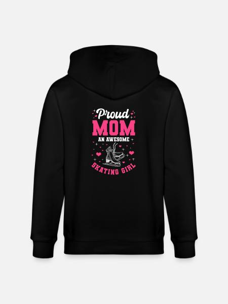 Fière mère Patineuse - Veste à capuche bio CULTIVATOR Stanley/Stella Unisexe - noir