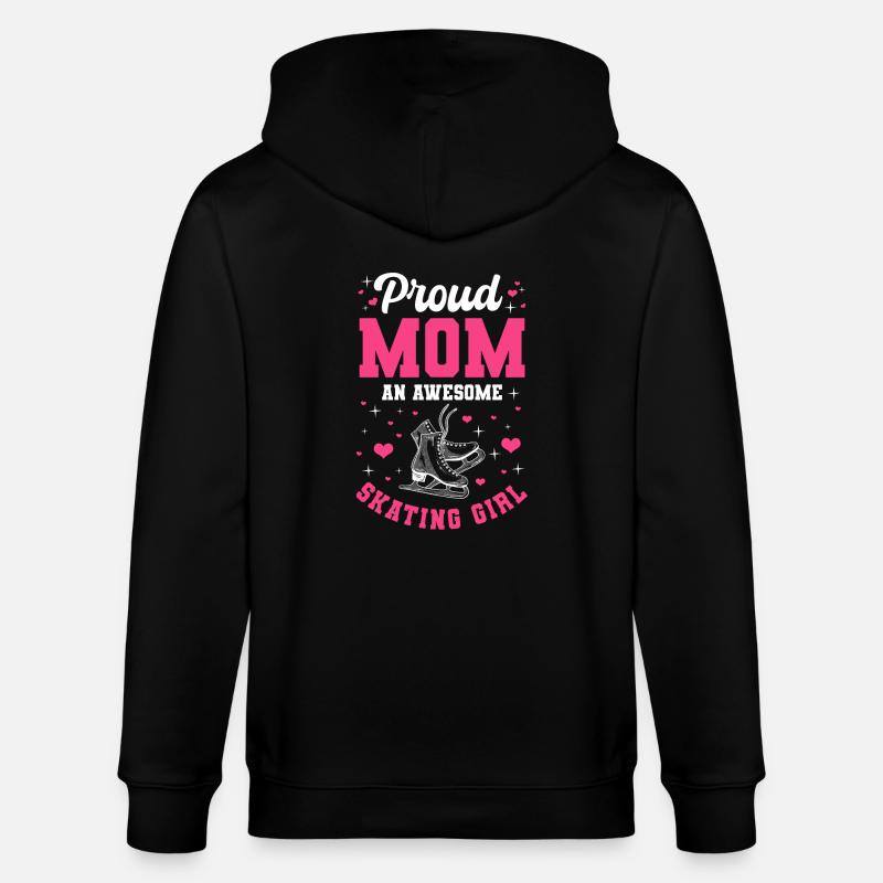 Fière mère Patineuse - Veste à capuche bio CULTIVATOR Stanley/Stella Unisexe - noir