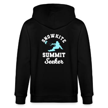 Snowkite Summit Seeker Snowkiting - Stanley/Stella CULTIVATOR  Unisex Organic Hooded Jacket - black - Back - Anna (173cm)