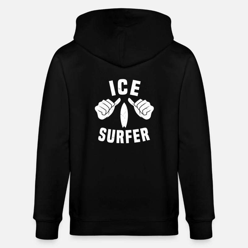 Surfeurs sur glace - Veste à capuche bio CULTIVATOR Stanley/Stella Unisexe - noir