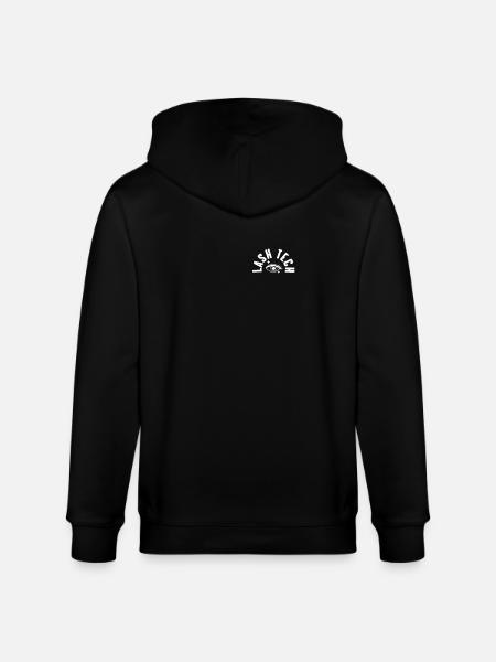 Eyelash Technician Bag Design - Stanley/Stella CULTIVATOR Unisex Organic Hooded Jacket - black