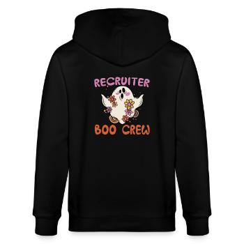 Recruteur Boo Crew Costume d’Halloween - Veste à capuche bio CULTIVATOR Stanley/Stella Unisexe - noir - Dos - Anna (173cm)