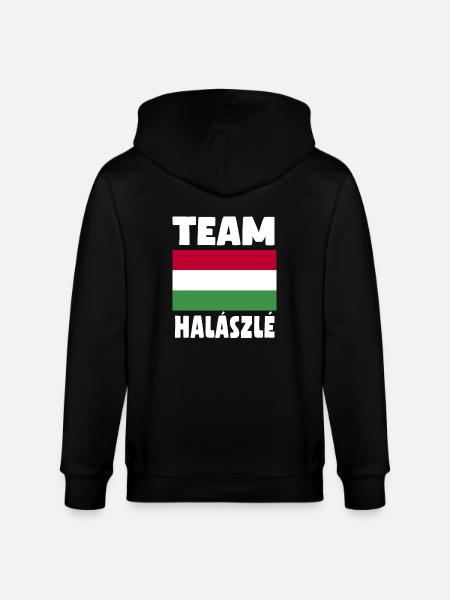 L’équipe Halaszle - Veste à capuche bio CULTIVATOR Stanley/Stella Unisexe - noir