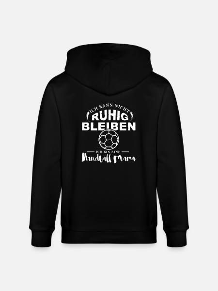 Handball Shirt-Stay calm - Stanley/Stella CULTIVATOR Unisex Organic Hooded Jacket - black