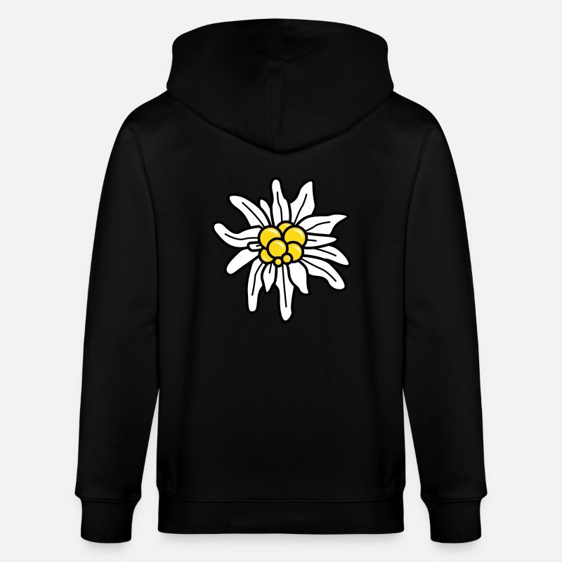 Edelweiss - Stanley/Stella Unisex Bio-Kapuzenjacke CULTIVATOR  - Schwarz