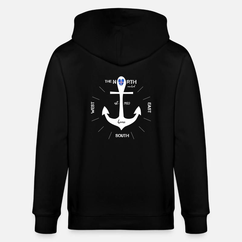 Vacances Anchor Iceland - Veste à capuche bio CULTIVATOR Stanley/Stella Unisexe - noir