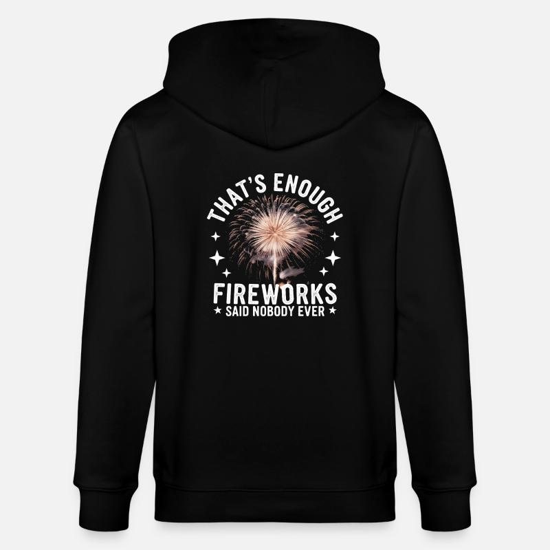 Pyrotechnie Feux d’artifice Pyrotechnie - Veste à capuche bio CULTIVATOR Stanley/Stella Unisexe - noir