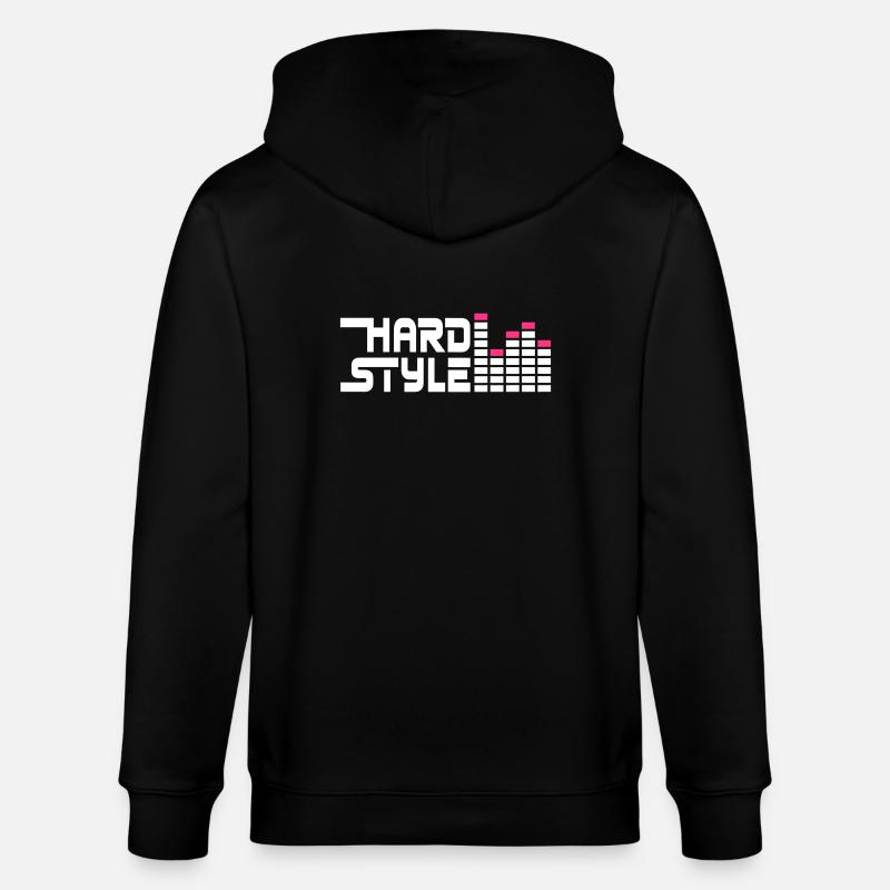 hard style hardstyle equalizer FR - Veste à capuche bio CULTIVATOR Stanley/Stella Unisexe - noir