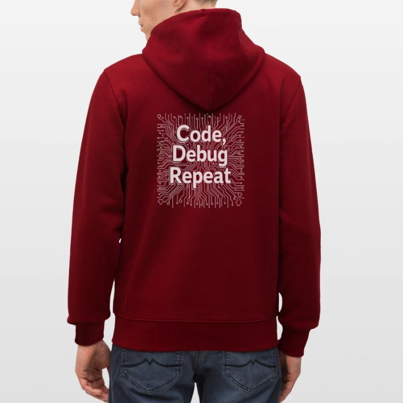 Code Debug Repeat - Software Engineer Stanley/Stella Unisex Bio-Kapuzenjacke CULTIVATOR 