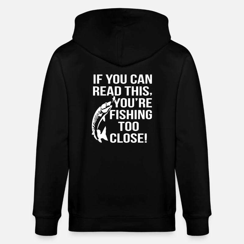Pêche trop près - Veste à capuche bio CULTIVATOR Stanley/Stella Unisexe - noir