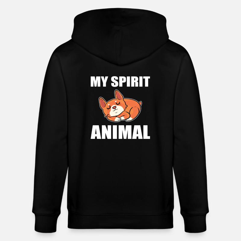 Corgi - Veste à capuche bio CULTIVATOR Stanley/Stella Unisexe - noir