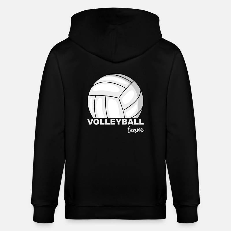 Équipe de volley-ball - Veste à capuche bio CULTIVATOR Stanley/Stella Unisexe - noir