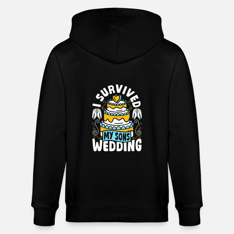 La mère du marié survit au mariage de mon fils - Veste à capuche bio CULTIVATOR Stanley/Stella Unisexe - noir