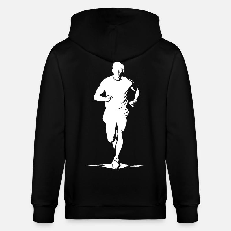 Jogger - Stanley/Stella Unisex Bio-Kapuzenjacke CULTIVATOR  - Schwarz
