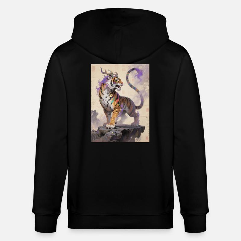 L'Éternité d'Or : Zouwu – Absolu - Veste à capuche bio CULTIVATOR Stanley/Stella Unisexe - noir