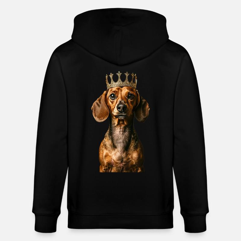 Teckel - Veste à capuche bio CULTIVATOR Stanley/Stella Unisexe - noir