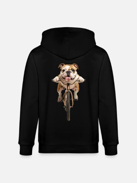 Bulldogge - Stanley/Stella Unisex Bio-Kapuzenjacke CULTIVATOR  - Schwarz