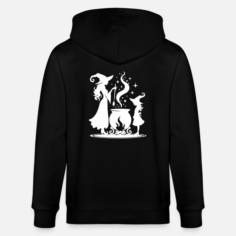 Chaudron de sorcière - Veste à capuche bio CULTIVATOR Stanley/Stella Unisexe - noir