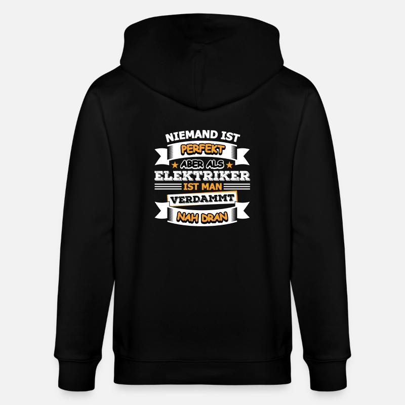 Elektriker - Stanley/Stella Unisex Bio-Kapuzenjacke CULTIVATOR  - Schwarz