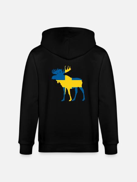 Moose Suède - Veste à capuche bio CULTIVATOR Stanley/Stella Unisexe - noir