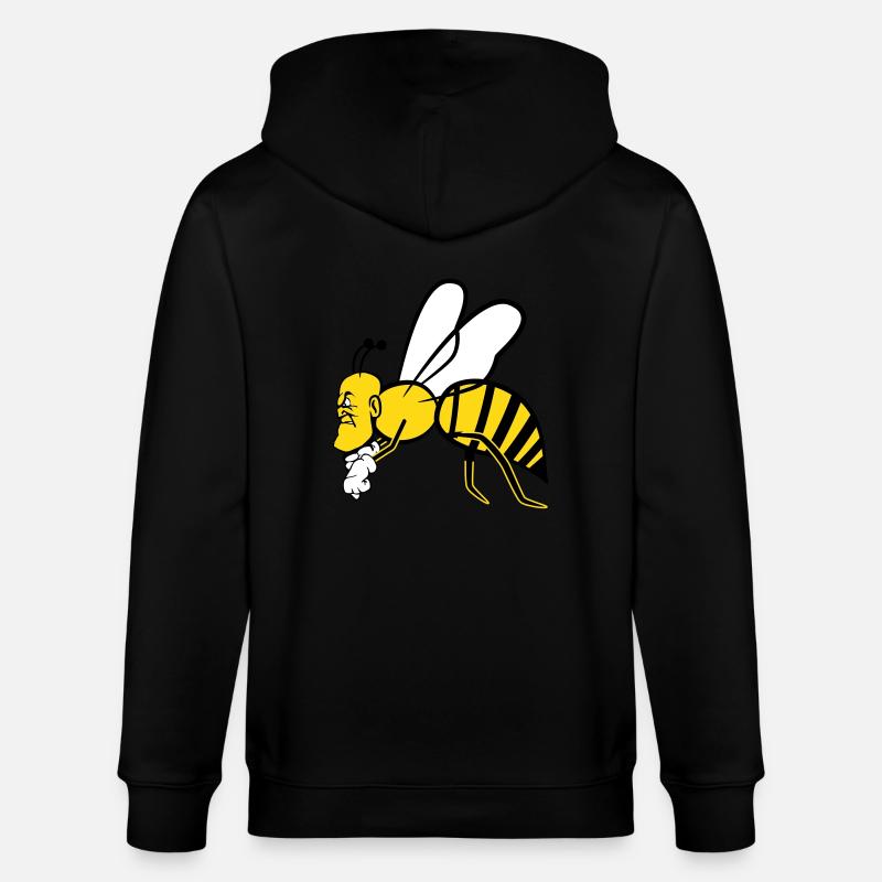 Flying-bee - Veste à capuche bio CULTIVATOR Stanley/Stella Unisexe - noir