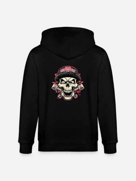 Skullmotor - Veste à capuche bio CULTIVATOR Stanley/Stella Unisexe - noir
