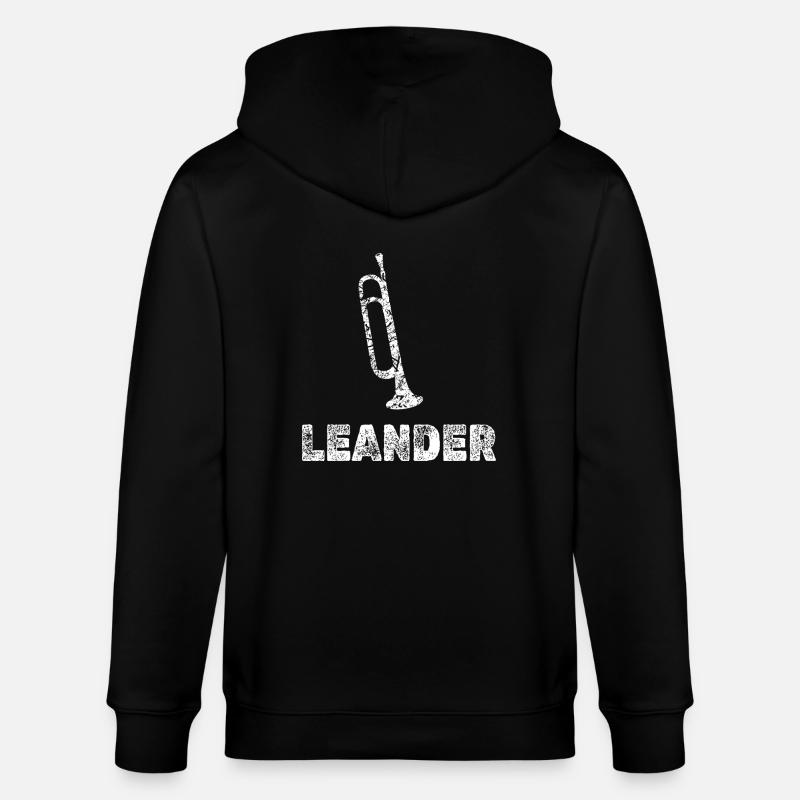 Blasmusik Leander - Stanley/Stella Unisex Bio-Kapuzenjacke CULTIVATOR  - Schwarz