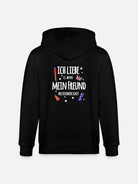 Pyro Freund - Stanley/Stella Unisex Bio-Kapuzenjacke CULTIVATOR - Schwarz