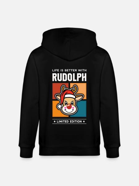 Rudolph - Veste à capuche bio CULTIVATOR Stanley/Stella Unisexe - noir